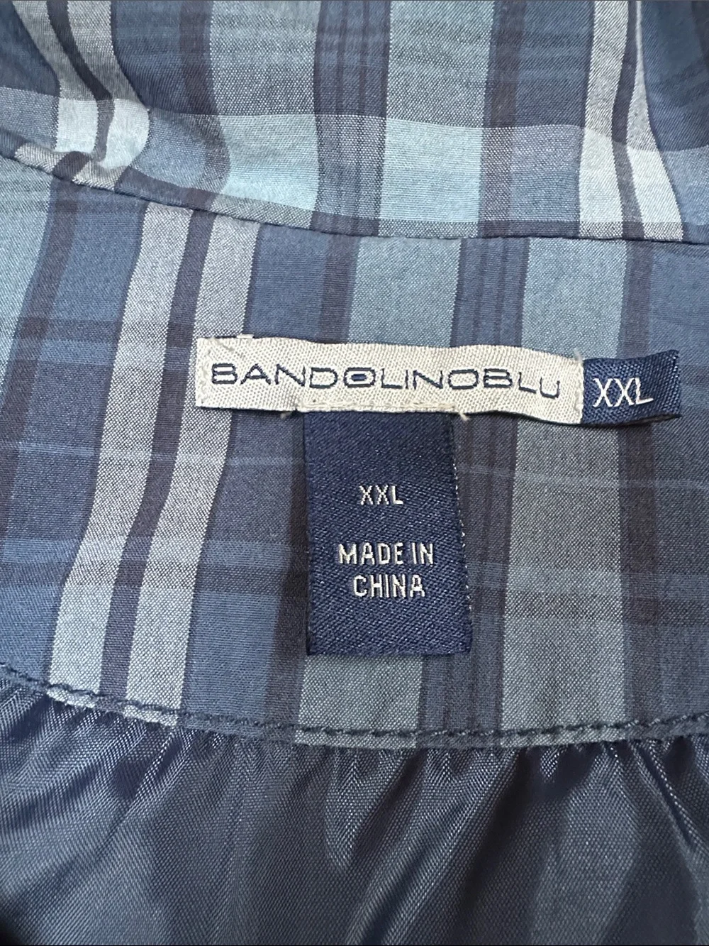 Bandolinoblu Plaid Quilted Snap-Front Vest - Blue